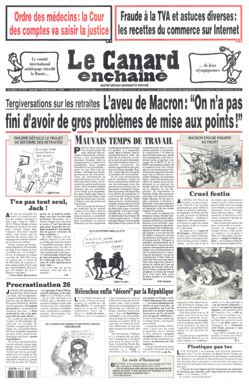 LE CANARD ENCHAÎNÉ