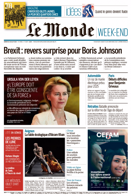 LE MONDE - WEEK END