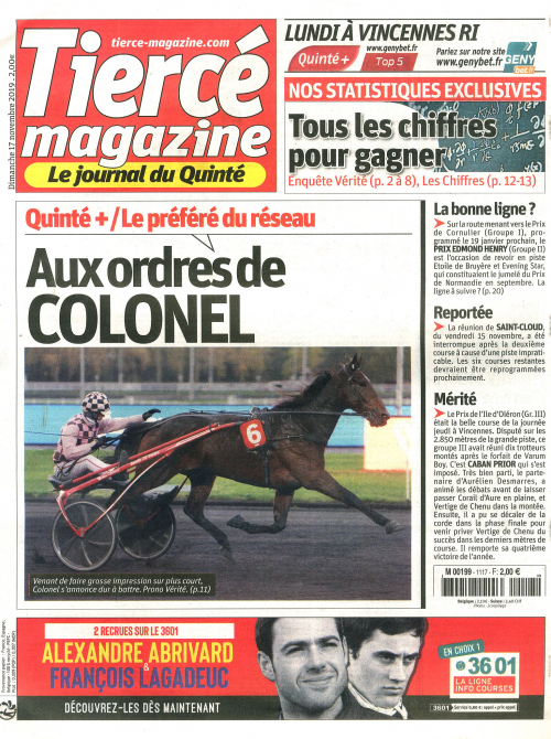 TIERCÉ MAGAZINE DIMANCHE