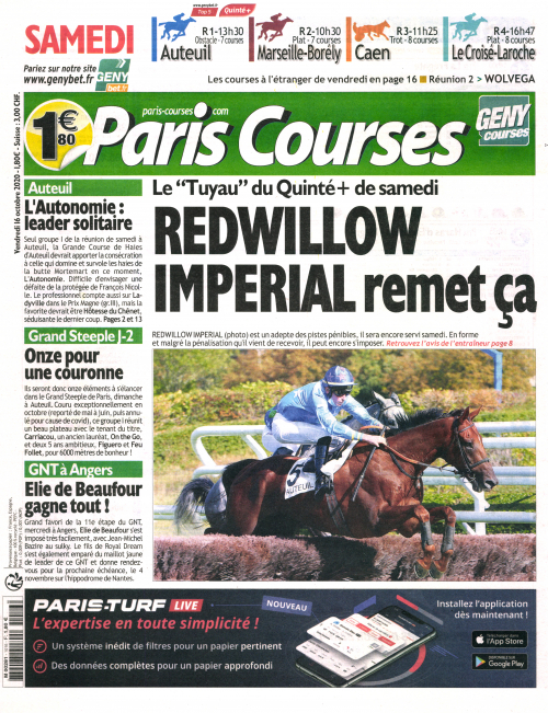 PARIS COURSES - QUOTIDIEN
