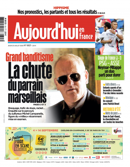 AUJOURD'HUI EN FRANCE