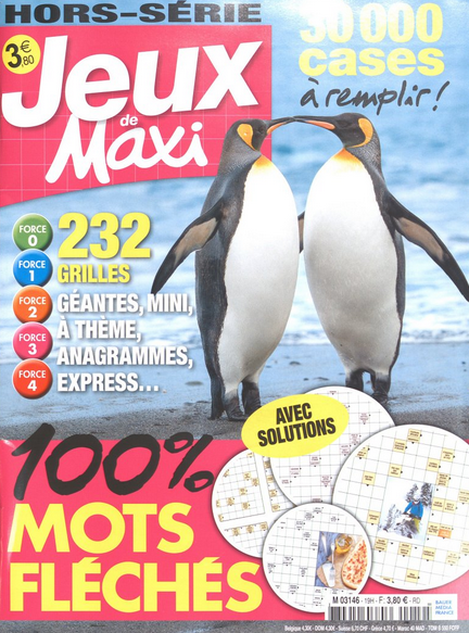 LES JEUX DE MAXI HS 100% MOTS FLÉCHÉS