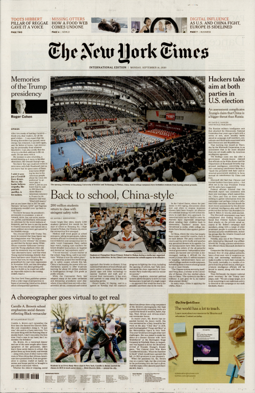 INTERNATIONAL THE NEW YORK TIMES (EX- INTERNATIONAL HERALD TRIBUNE)
