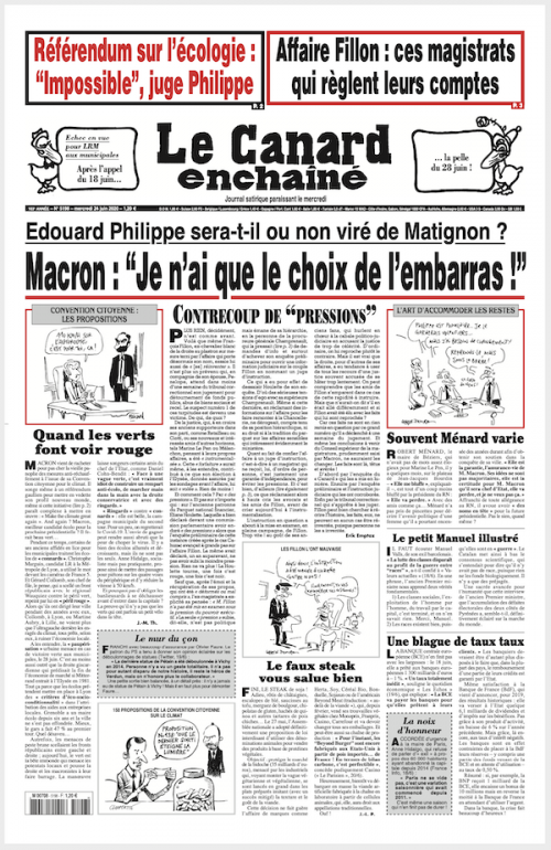 LE CANARD ENCHAÎNÉ