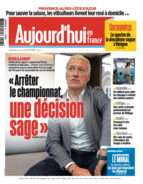 AUJOURD'HUI EN FRANCE