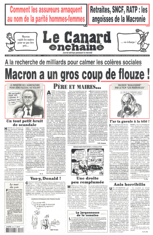 LE CANARD ENCHAÎNÉ