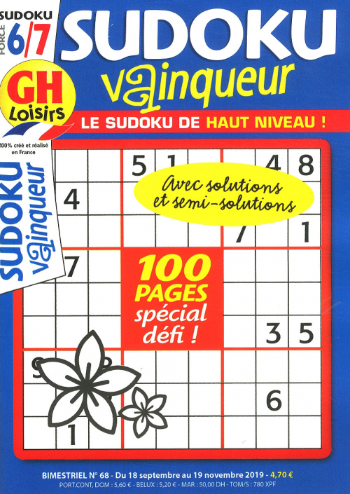 GH SUDOKU VAINQUEUR