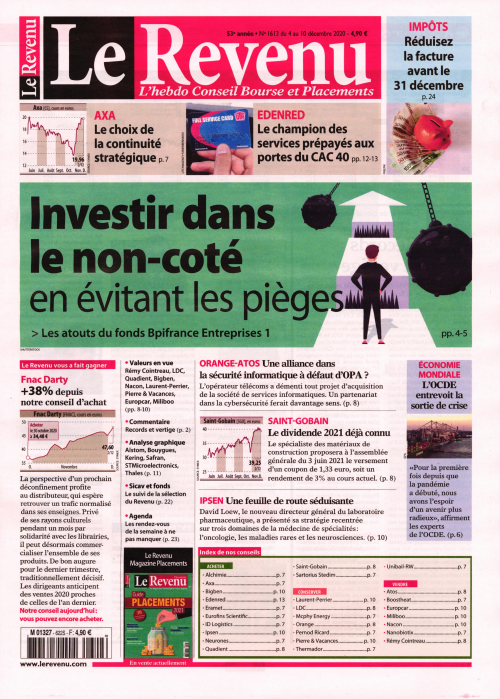 LE REVENU - L'HEBDO BOURSE