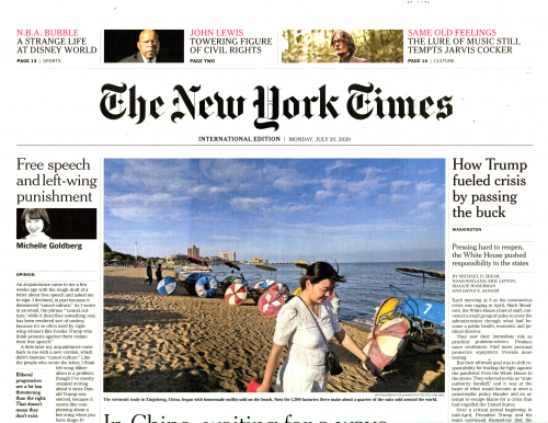 INTERNATIONAL THE NEW YORK TIMES (EX- INTERNATIONAL HERALD TRIBUNE)