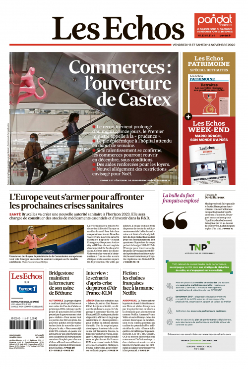 LES ECHOS (VENDREDI)