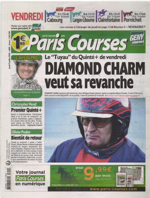PARIS COURSES - QUOTIDIEN