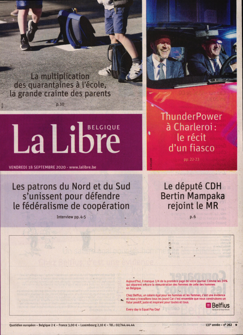 LA LIBRE BELGIQUE