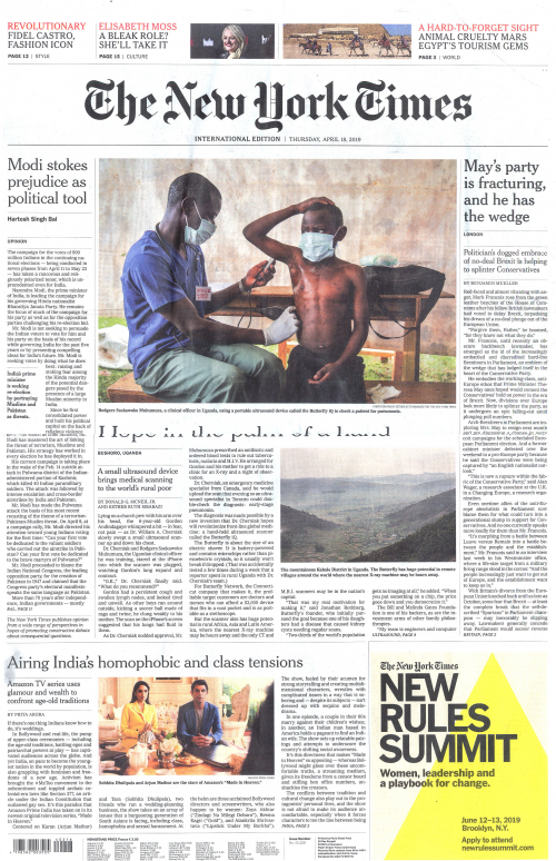 INTERNATIONAL THE NEW YORK TIMES (EX- INTERNATIONAL HERALD TRIBUNE)