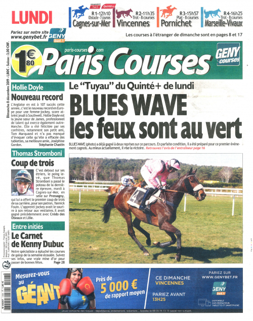 PARIS COURSES (DIMANCHE)