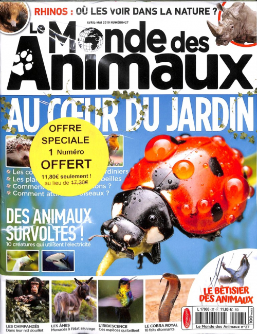 LE MONDE DES ANIMAUX + CALENDRIER
