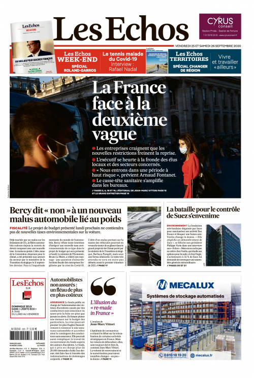 LES ECHOS (VENDREDI)
