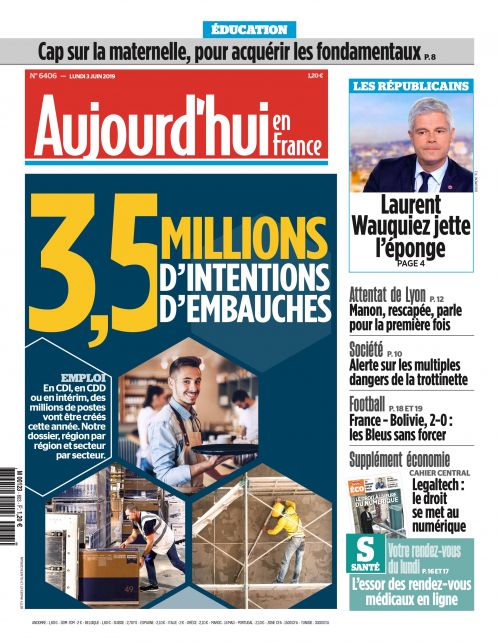 AUJOURD'HUI EN FRANCE