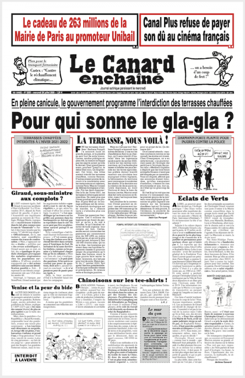 LE CANARD ENCHAÎNÉ