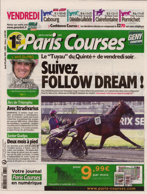 PARIS COURSES - QUOTIDIEN