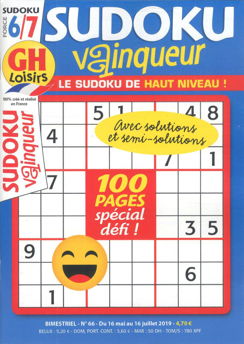 GH SUDOKU VAINQUEUR