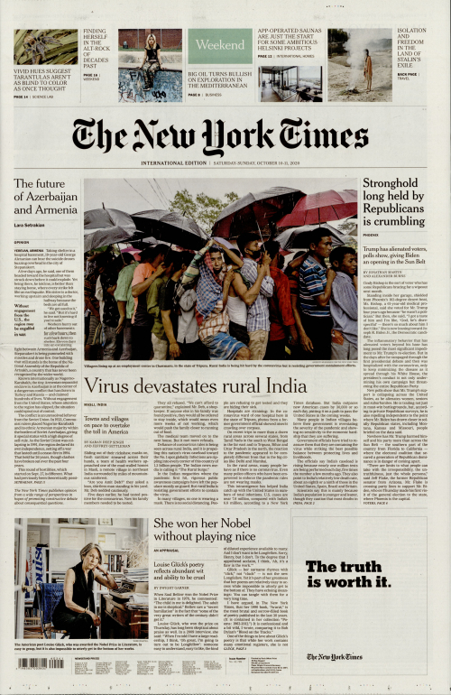 INTERNATIONAL THE NEW YORK TIMES (EX- INTERNATIONAL HERALD TRIBUNE)