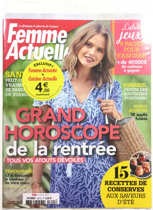FEMME ACTUELLE + CUISINE ACTUELLE