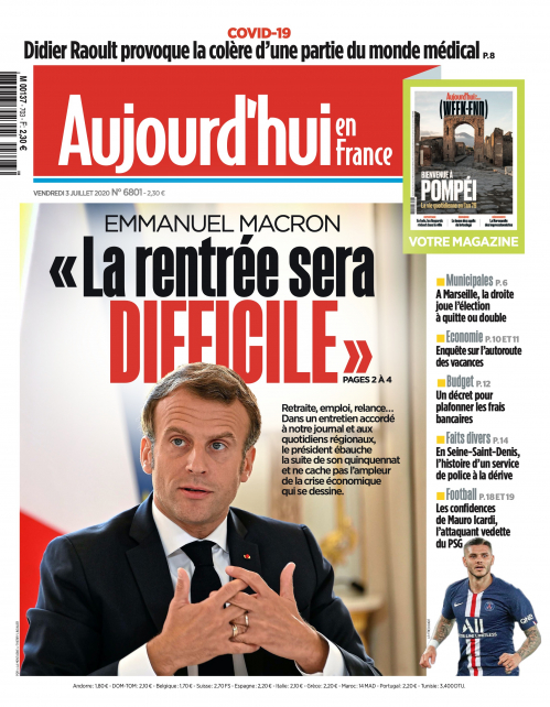 AUJOURD'HUI EN FRANCE - VENDREDI