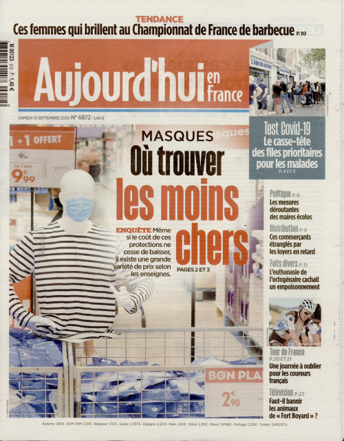 AUJOURD'HUI EN FRANCE