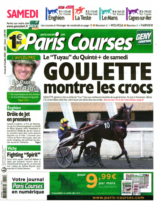 PARIS COURSES - QUOTIDIEN