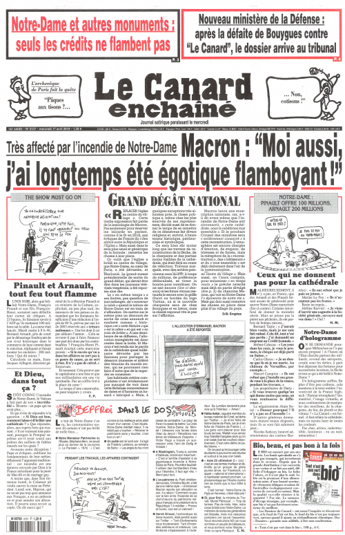 LE CANARD ENCHAÎNÉ