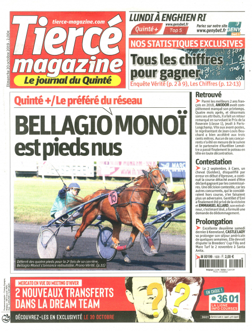 TIERCÉ MAGAZINE DIMANCHE