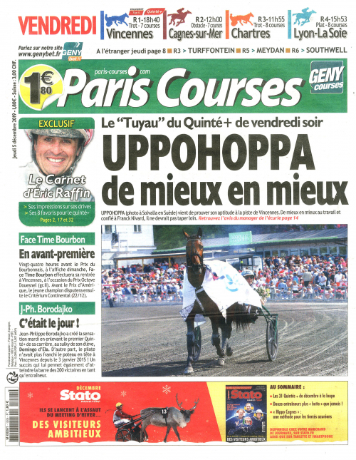 PARIS COURSES - QUOTIDIEN