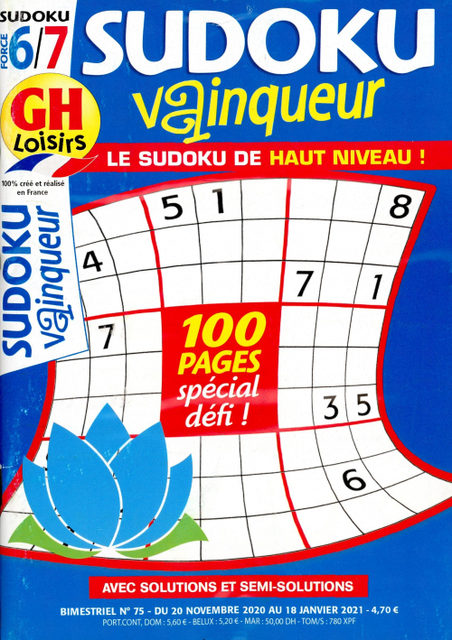 GH SUDOKU VAINQUEUR