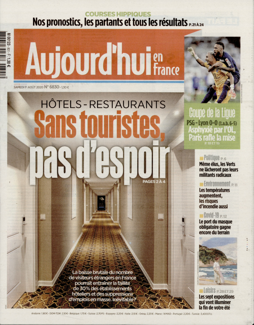 AUJOURD'HUI EN FRANCE