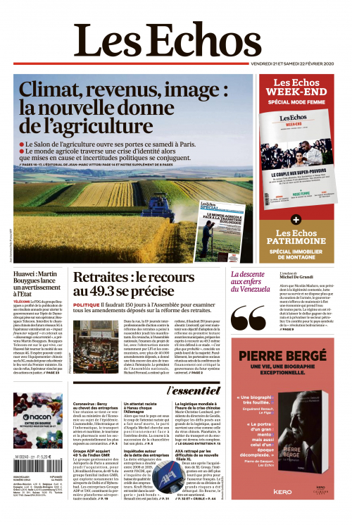 LES ECHOS (VENDREDI)