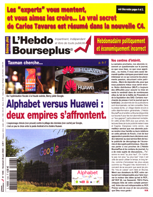 L'HEBDO BOURSE PLUS