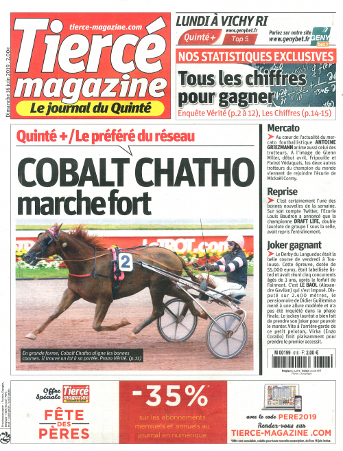 TIERCÉ MAGAZINE DIMANCHE