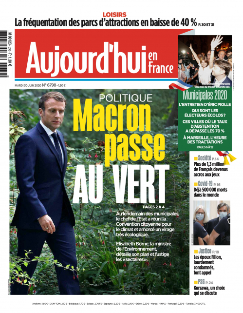 AUJOURD'HUI EN FRANCE