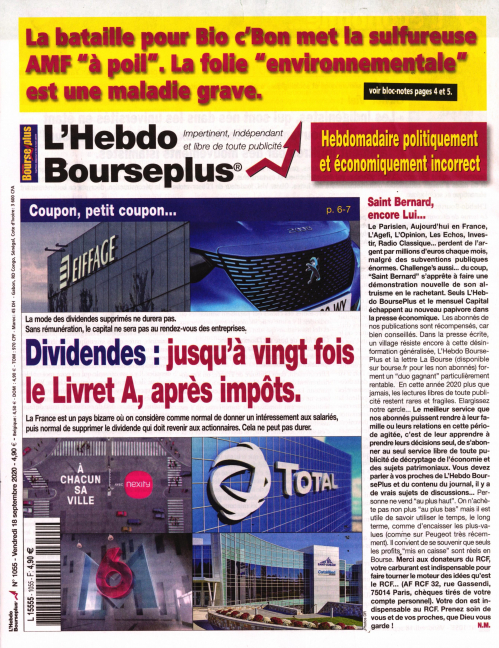 L'HEBDO BOURSE PLUS