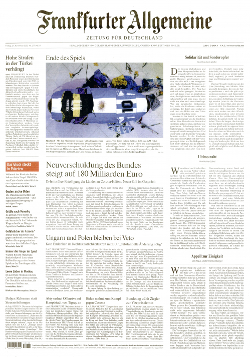 FRANKFURTER ALLGEMEINE (DEU) SEMAINE