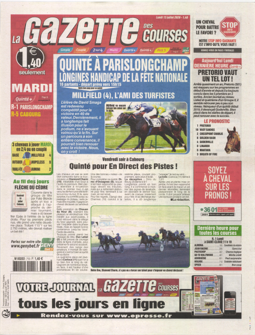 LA GAZETTE DES COURSES