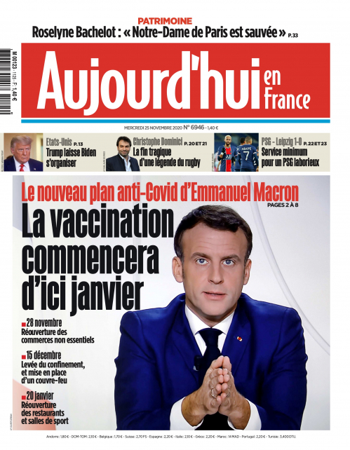 AUJOURD'HUI EN FRANCE