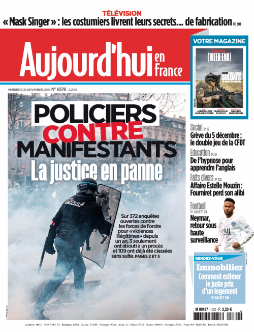AUJOURD'HUI EN FRANCE - VENDREDI