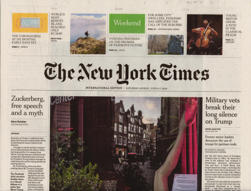INTERNATIONAL THE NEW YORK TIMES (EX- INTERNATIONAL HERALD TRIBUNE)