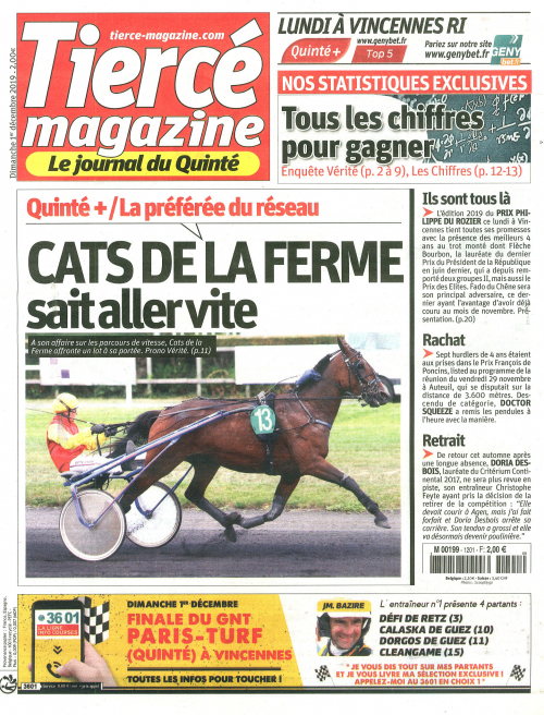 TIERCÉ MAGAZINE DIMANCHE