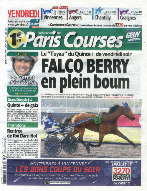 PARIS COURSES - QUOTIDIEN