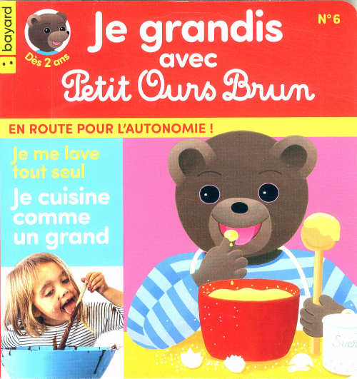 JE GRANDIS AVEC PETIT OURS BRUN