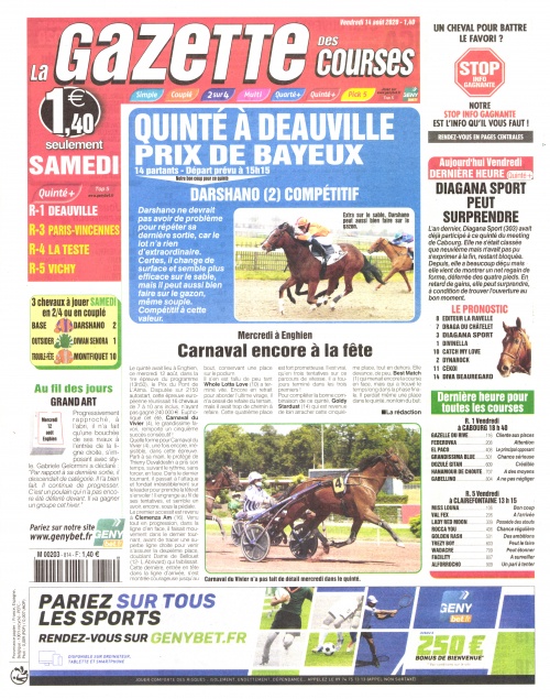 LA GAZETTE DES COURSES