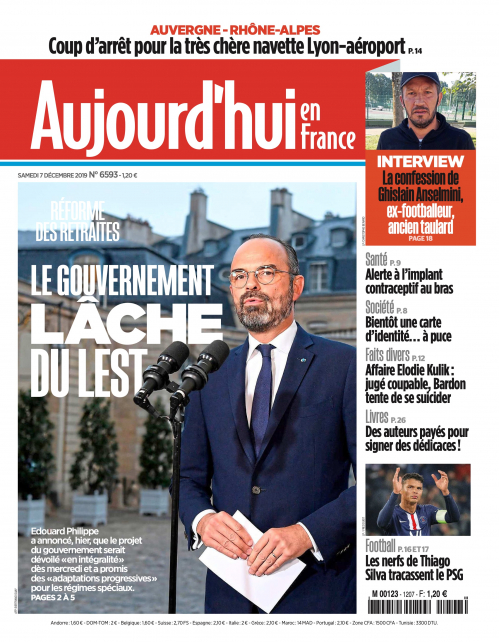 AUJOURD'HUI EN FRANCE