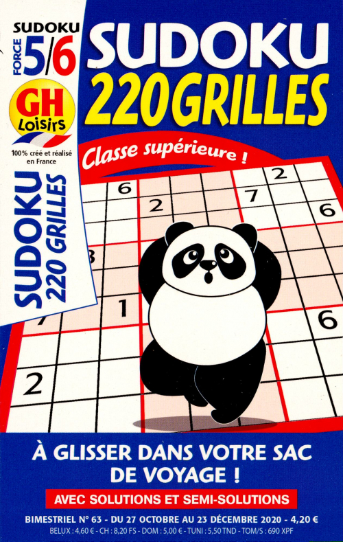 GH SUDOKU 220 GRILLES